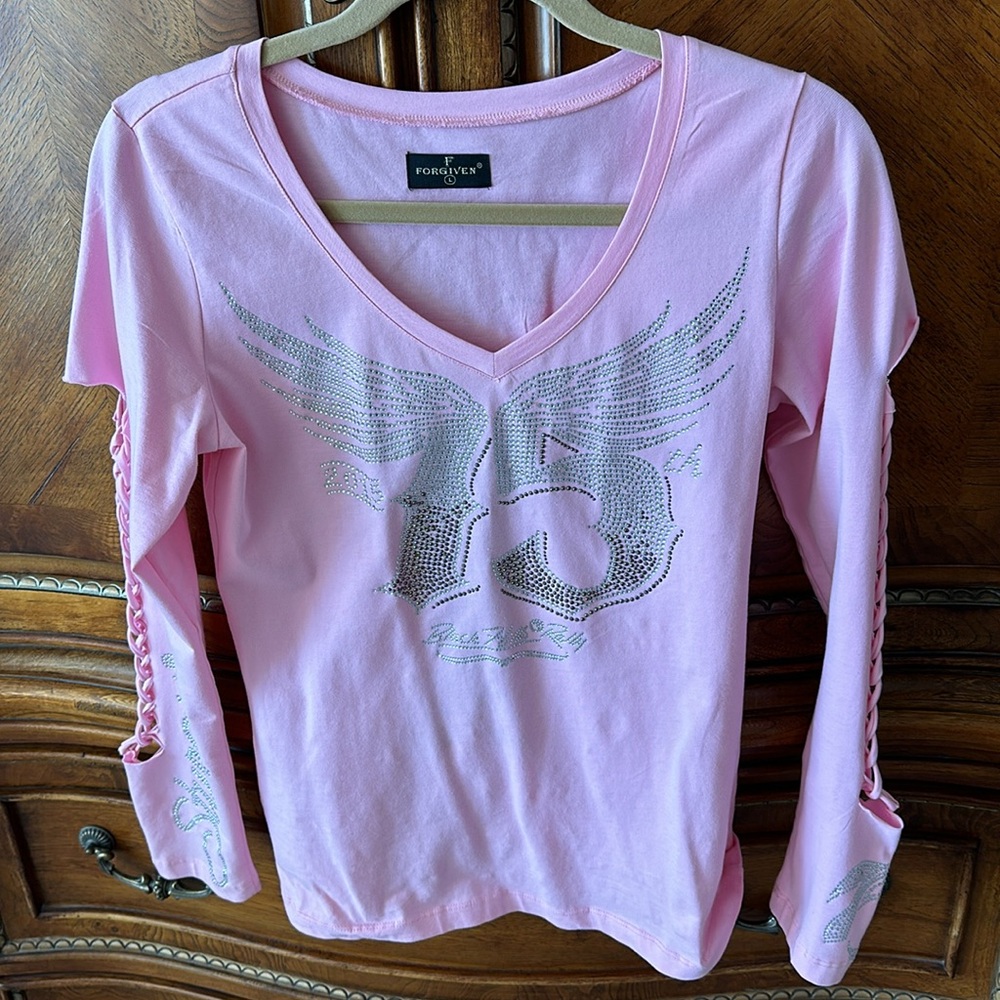 Sturgis, South Dakota 75th anniversary Black Hills rally long sleeve tea